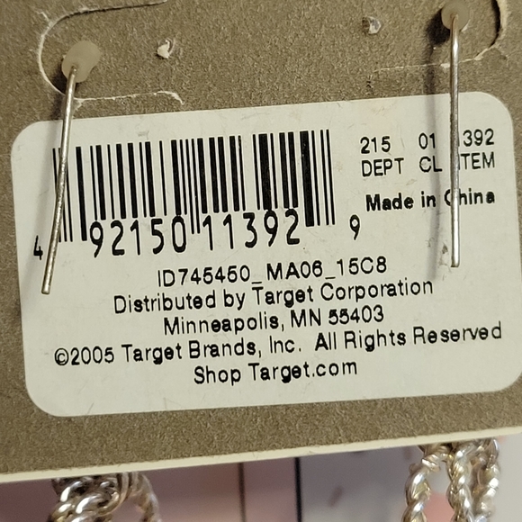 Circular chain eaarings - Picture 3 of 3